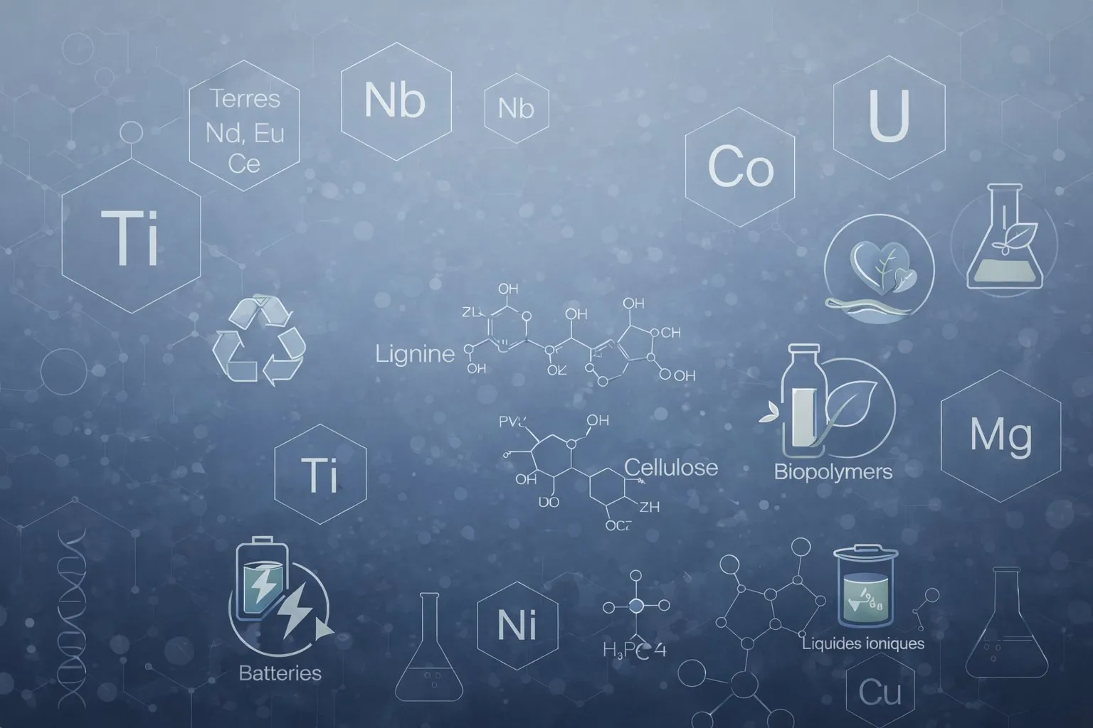 Hydrométallurgie durable pour métaux critiques